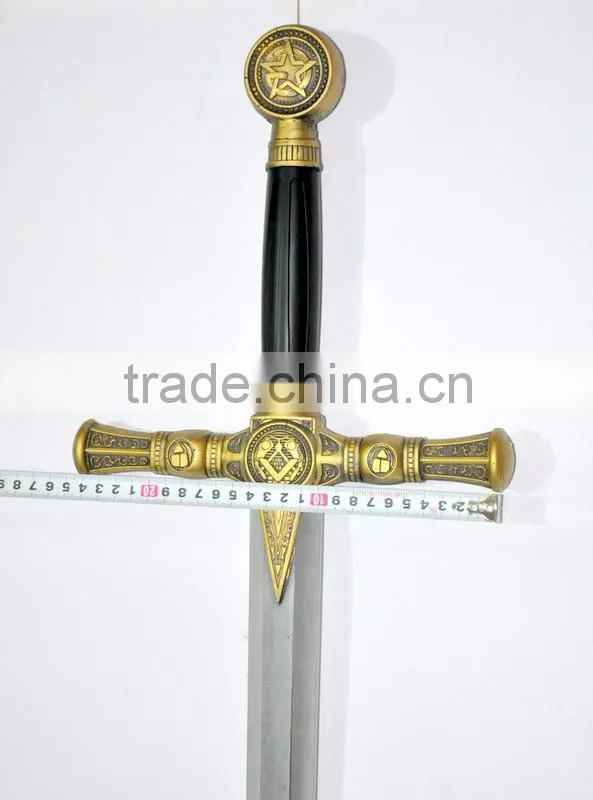 Black Handle Pu Rubber Samurai Sword