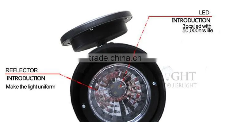 solar garden light 0.6w with 3years warrenty led solar garden light