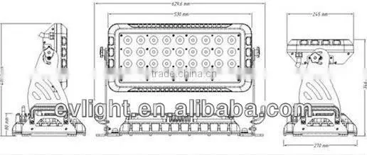 High Power 36*10W RGBW four in one LED Wash Light