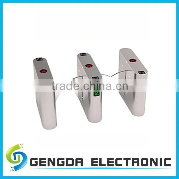 304 stainless steel modern design full automatic electric flap barrier gate for parking lots
