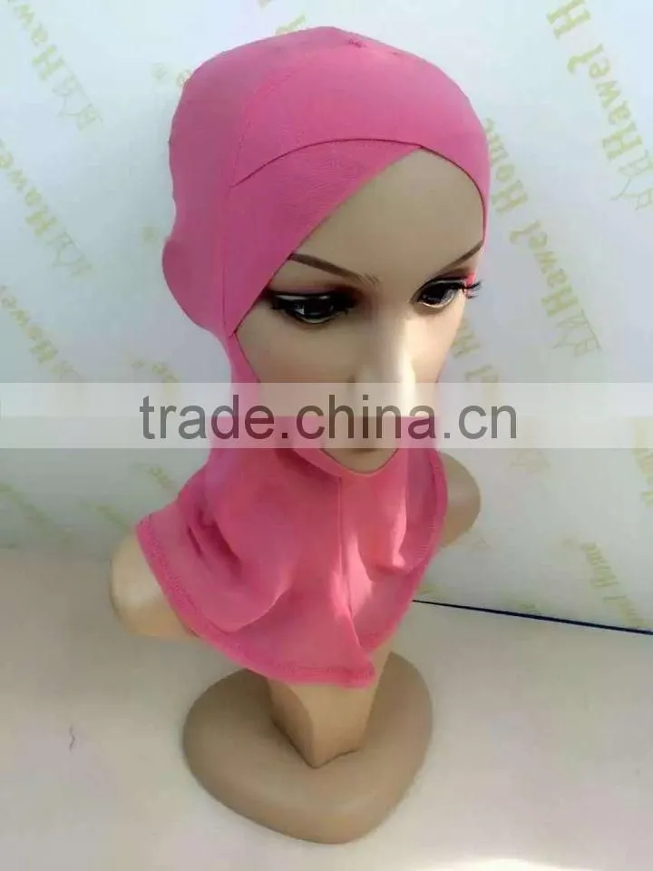 C075 new criss cross thin net ninja inner underscarf with slim face design