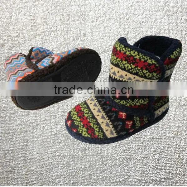 2014 fashion colorful knitted ladies women winter boots