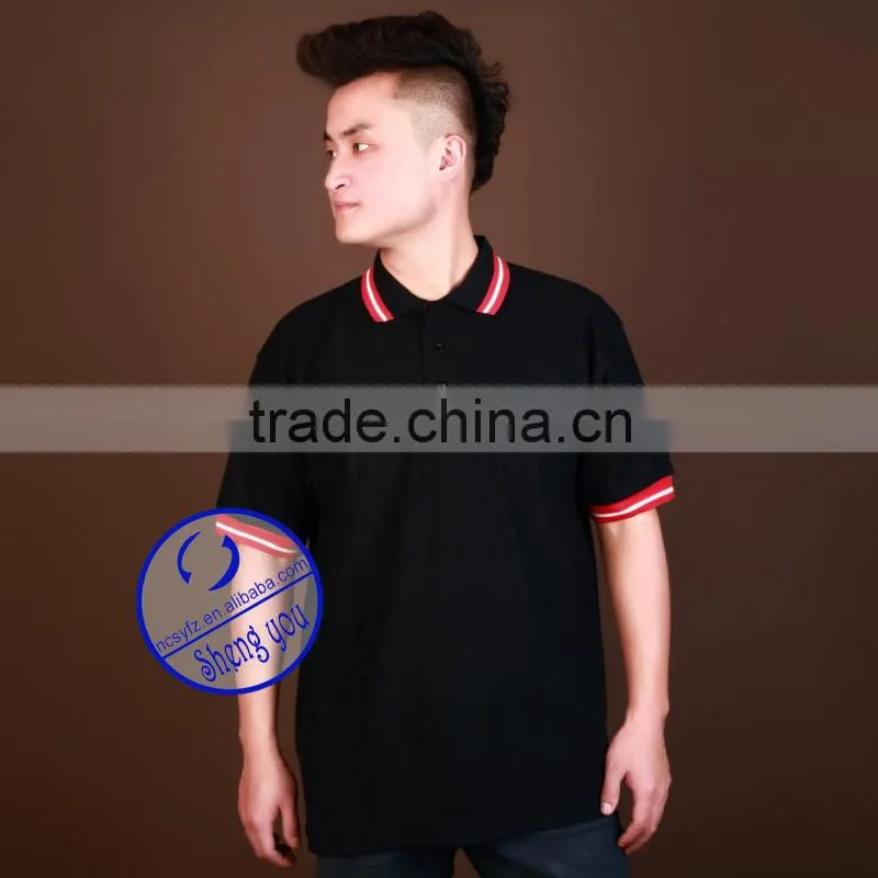New fashion high quality custom cotton men polo shirt design