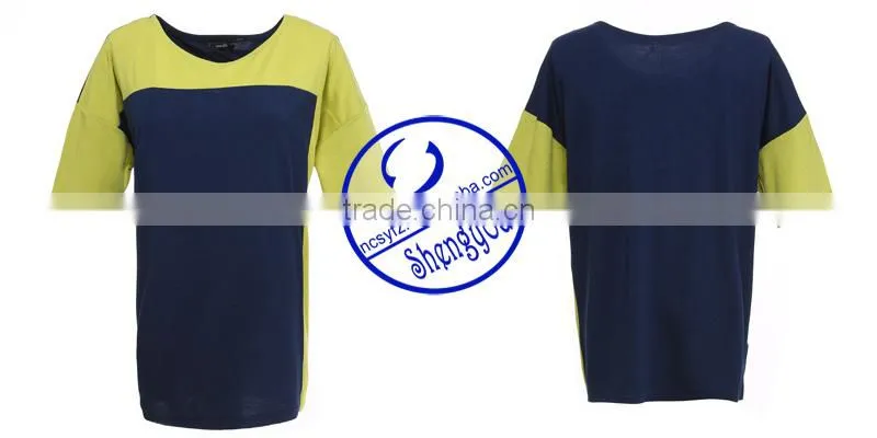 OEM custom women rayon cotton blank t shirt wholesale china