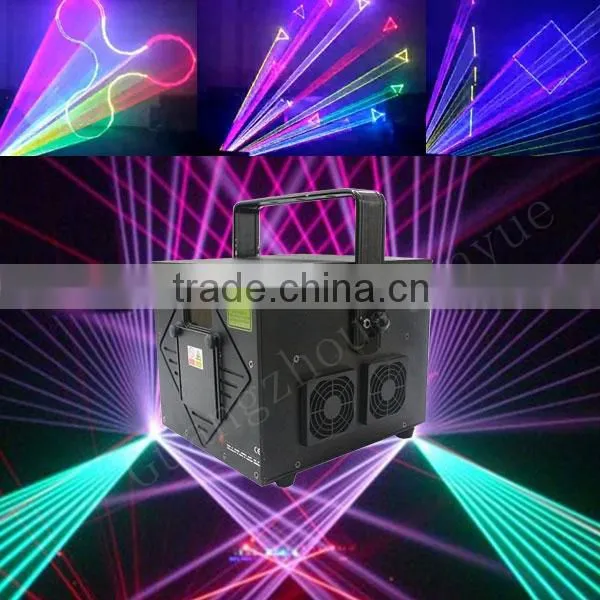Hot selling cheap dj disco laser lights 2W RGB colourful stage lighting