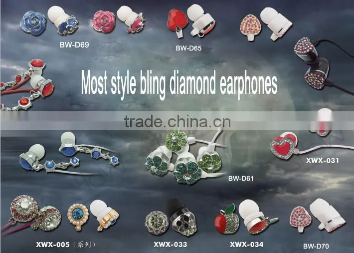 Bling Diamond Stereo Headband Earphone