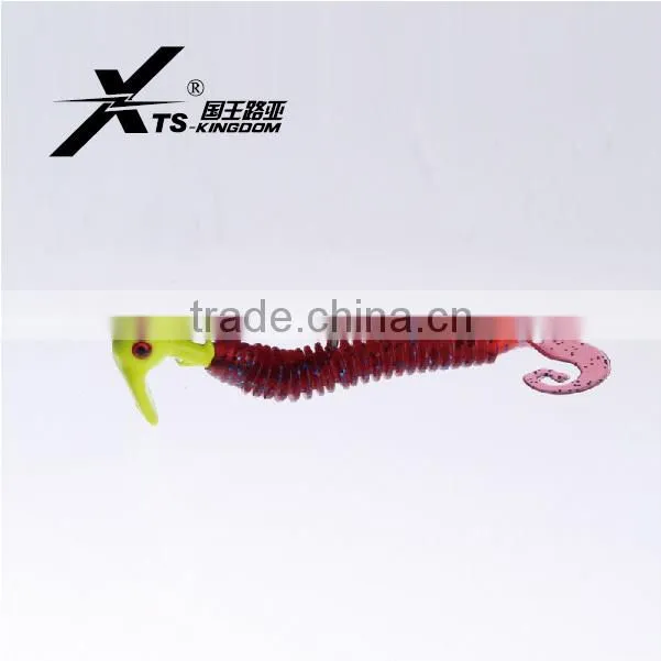 50mm 0.78g,75mm 2.2g Artificial Worm Maggot Lures Wholesale