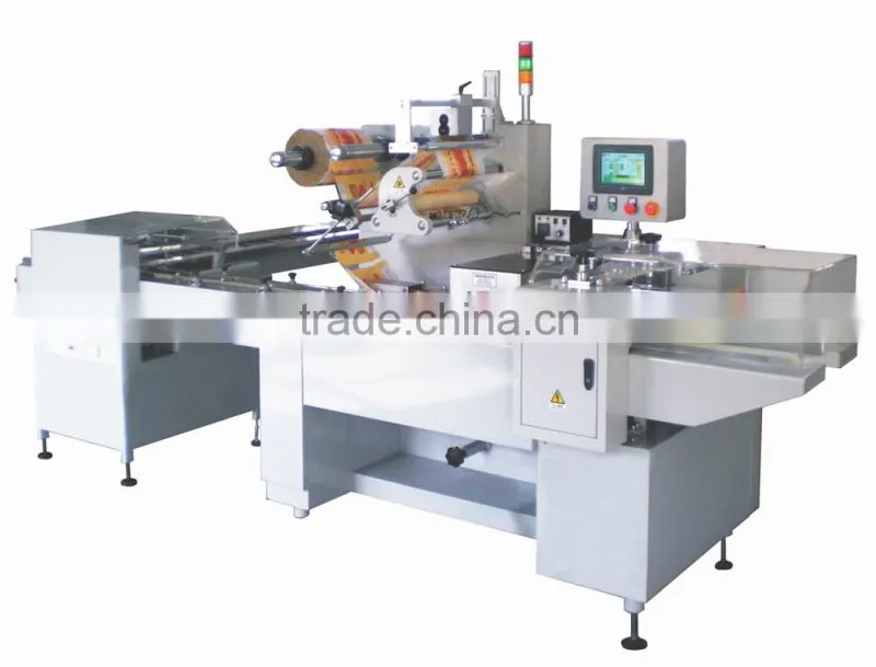 Biscuits on edge packaging machine