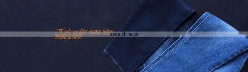 240gsm twill knitted cotton poly stretch denim fabric