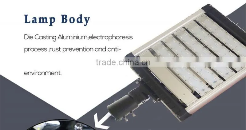 cUL DLC UL ip65 150w LED module street light with 5 years warranty