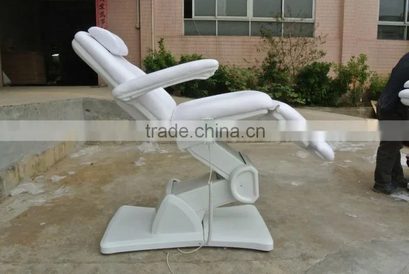 High grade PVC leather electric facial bed massage bed
