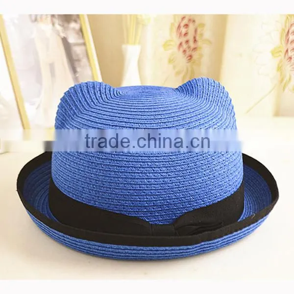 high quality Custom Cheap Fashion natural Straw Hats Made In China