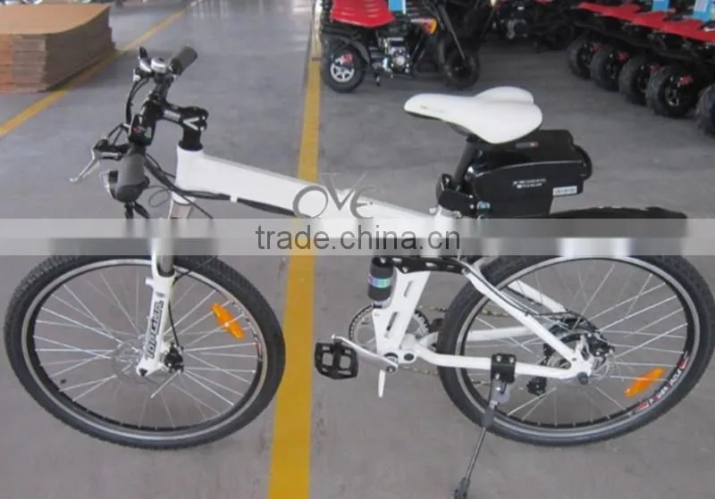 26 inch foldable E-Bicycle with TGS Brand alloy crown and outer-legs suspension front Fork XY-TDE09Z