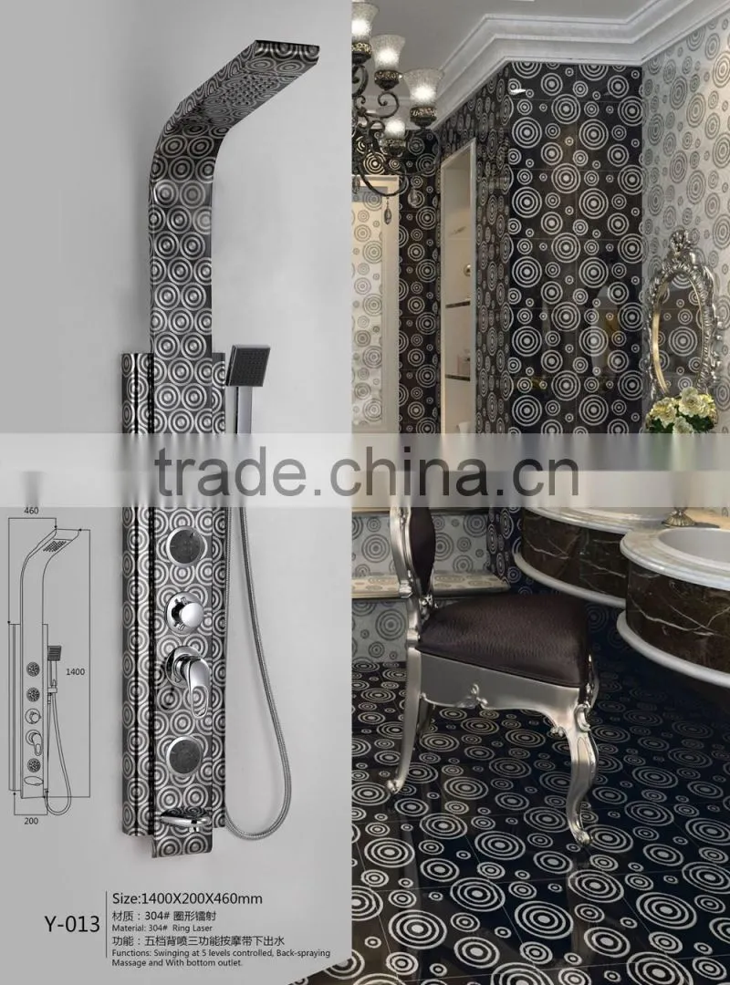 304 S.S wall shower panel Y-013