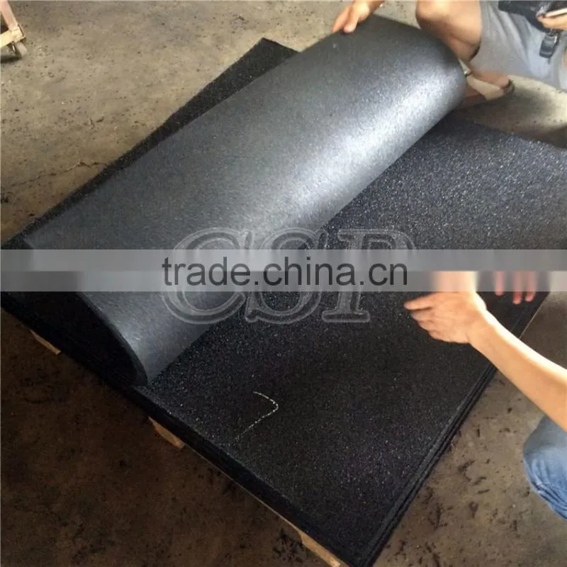15 mm black rubber shower mat with a cheapest price