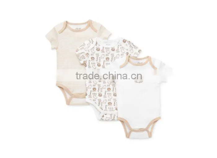 Online Shopping Customed Newborn Baby Organic Cotton Printed Romper