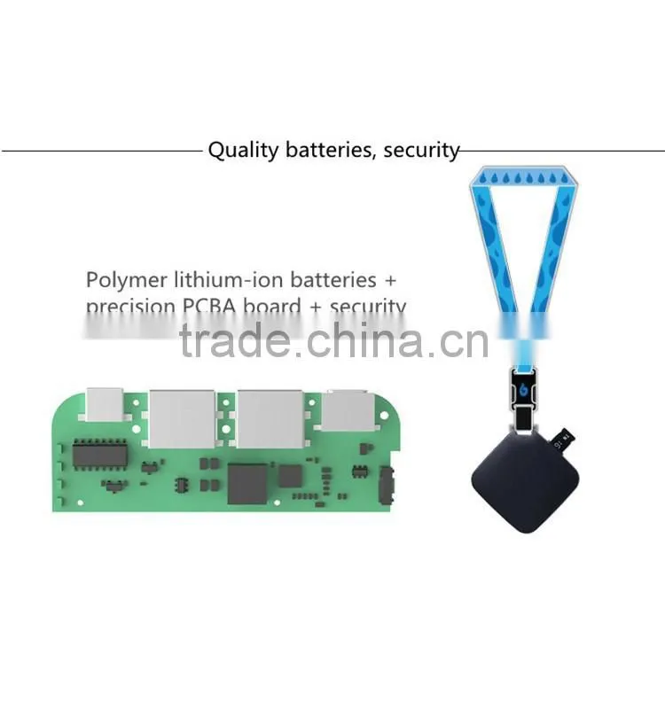 Cheapest 800mAh 1000mAh Mini Disposable Power Bank For iPhone Android Phone Charger