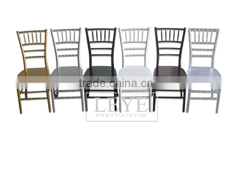 white resin wedding and event chair