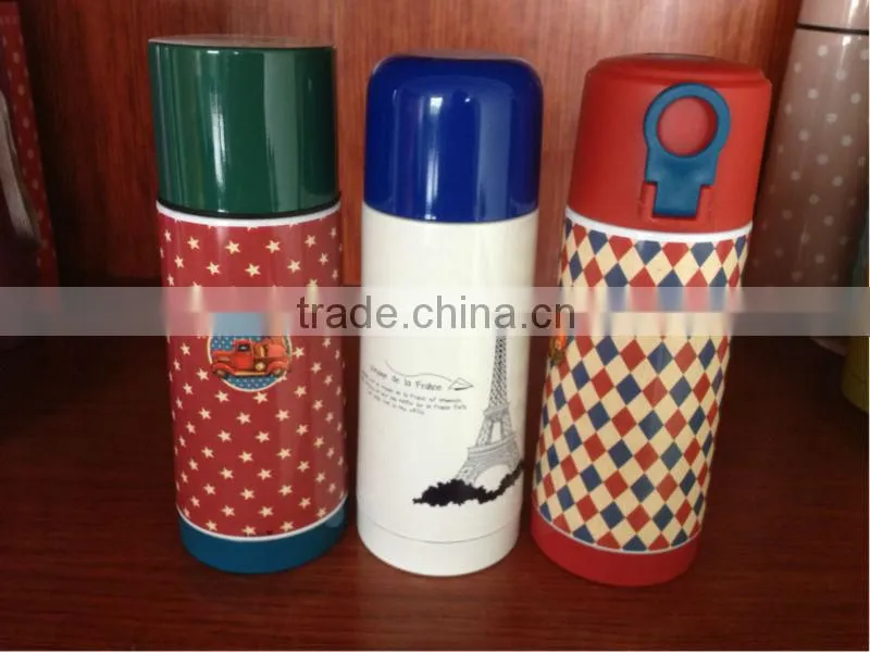 Fashionable design stainless steel vacuum bullet type flask