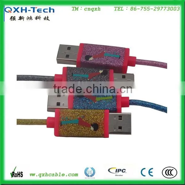 usb cable light with EL wire