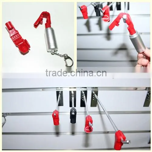 ABS magnetic security lock for display hook