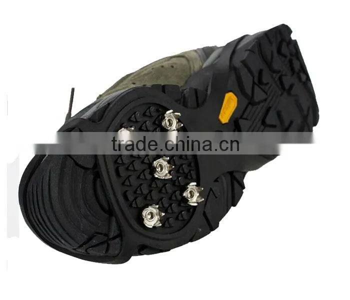 Good quality 5 spikes anti-slip snow ice cleats for shoes