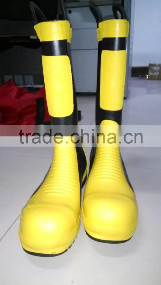 Fire fighter rubber boots CE