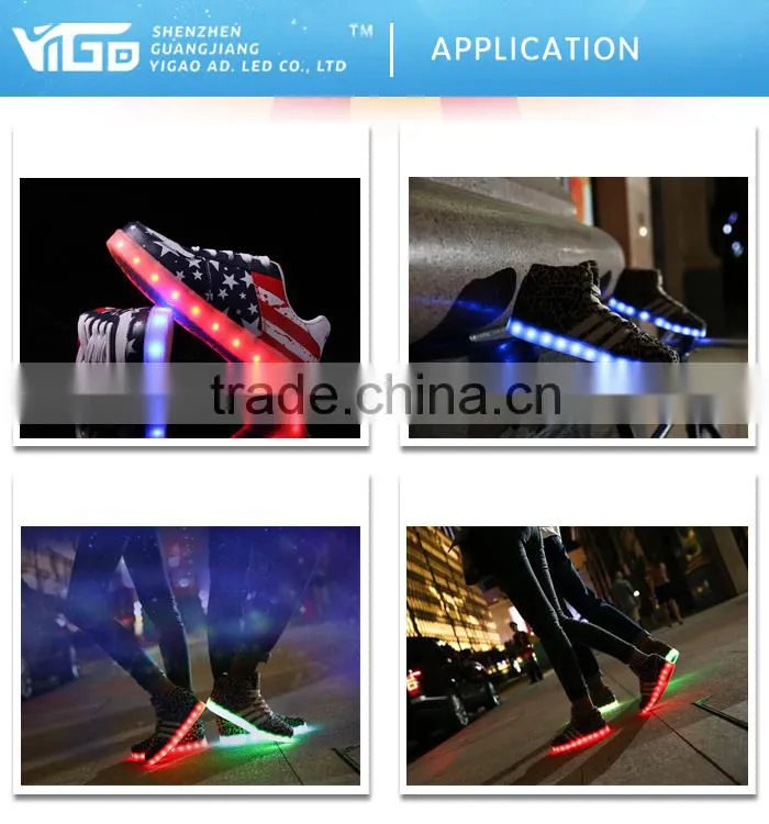 led flashing shoe light