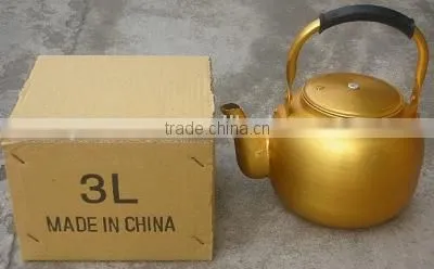 0.75L - 10L aluminum yellow kettle with welding spout