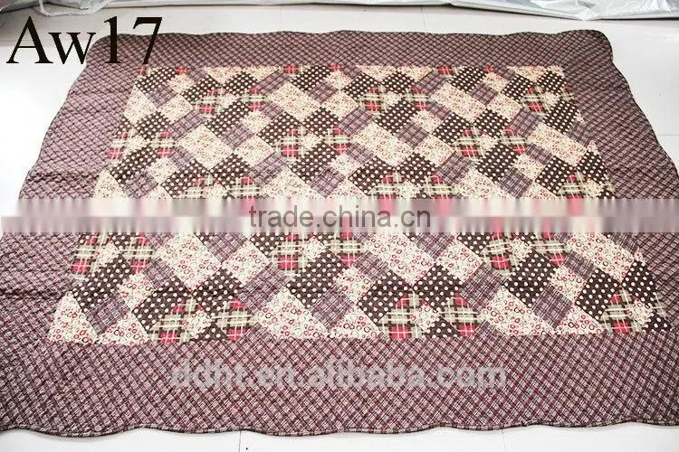 Shining Gold Patchwork Floor Mats / Patchwork Carpets