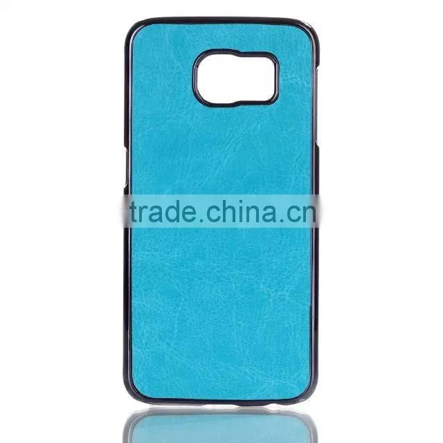 Leather+Metal case for Samsung galaxy Phone