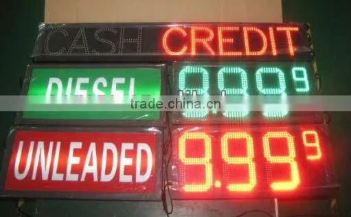 Gas Station 7segment Digital led gas price signs