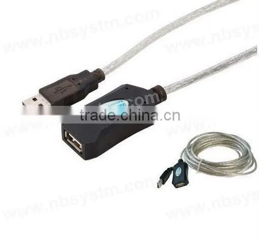 USB 2.0 Active Extension Repeater Cable Lead 5 meter