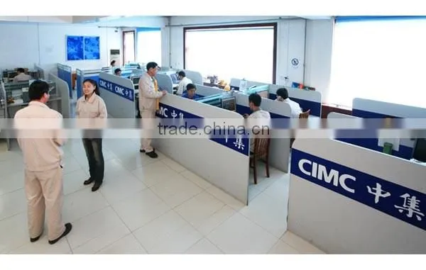 CIMC brand 3 Axle carbon steel semi fuel tanker trailer with multi size and capacity optional