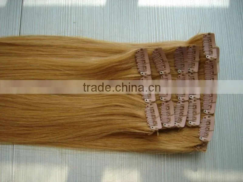 Clip In Curly Hair Extension Red from CHINA