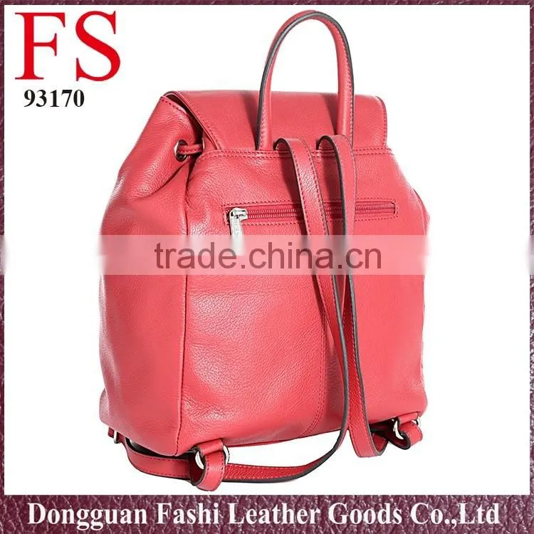 2016 newest cheap big lady leather backpacks
