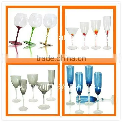 Big mouth wine glass stemware,drinking glass
