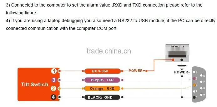 Wholesales & Retails HCA131A High Performance Dual axes Tilt Sensor Switch Led Light With Tilt Switch From Shenzhen Factory