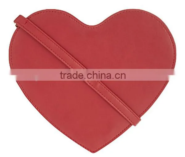Red PU Leather Kids Shoulder Bag