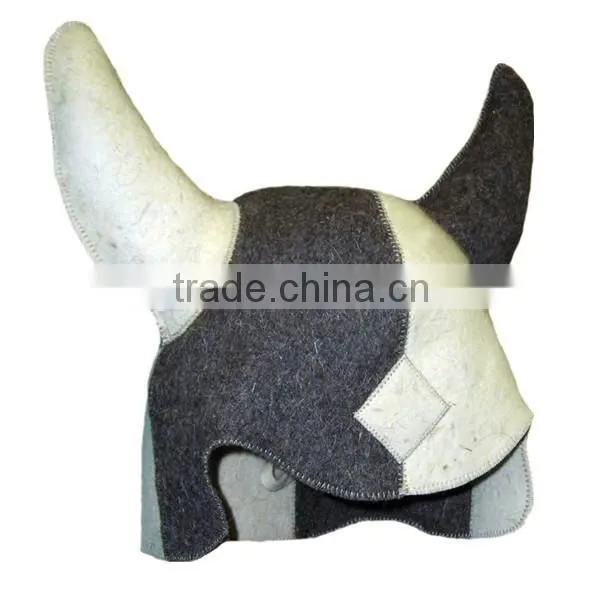 Felted bath cap