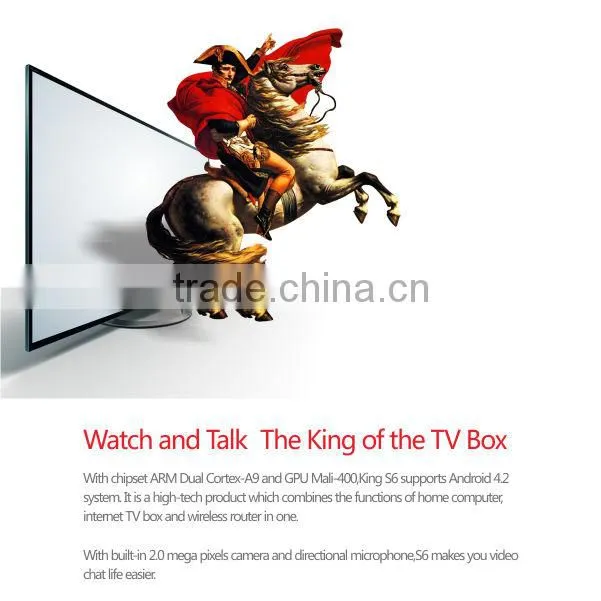 Dual core skype tv box with android 4.2 OS