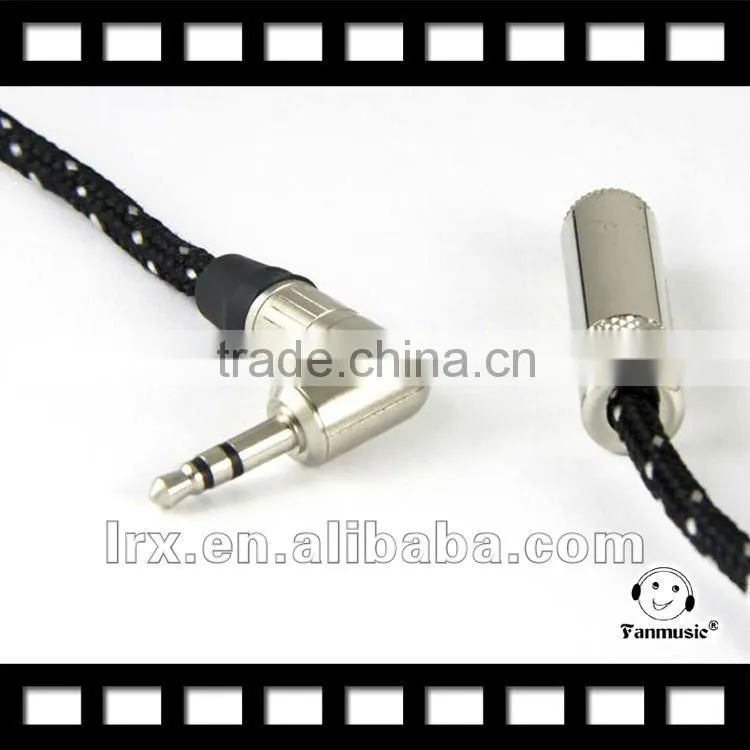 HIFI cable 3.5 FT 3.5mm Male to Female headphone Extension Cable & Plug pailiccs