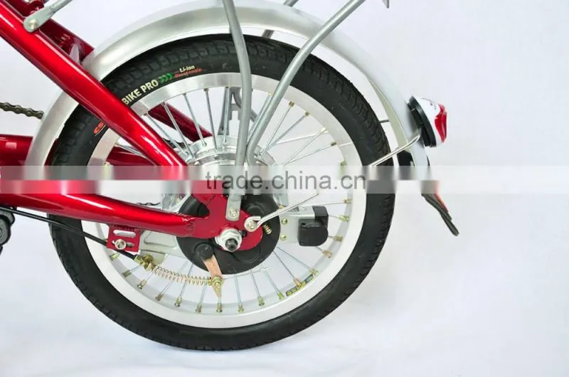 12'' Electric Bicycle 2016 New Fashion Folding Electric Bike