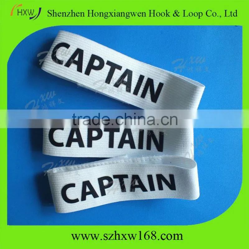 Custom durable knitted Hook loop captain armband