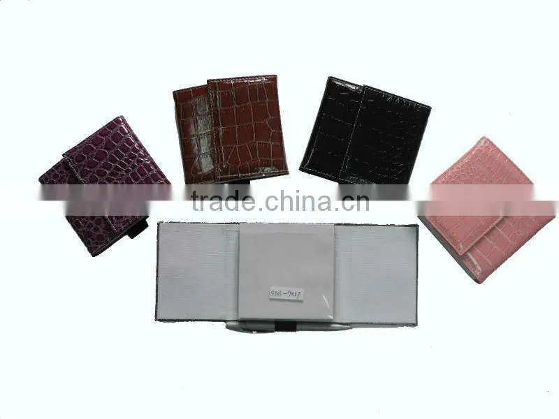PU leather cover memo pad with pen set