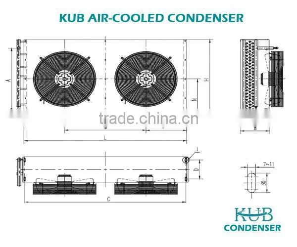 wire tube condenser
