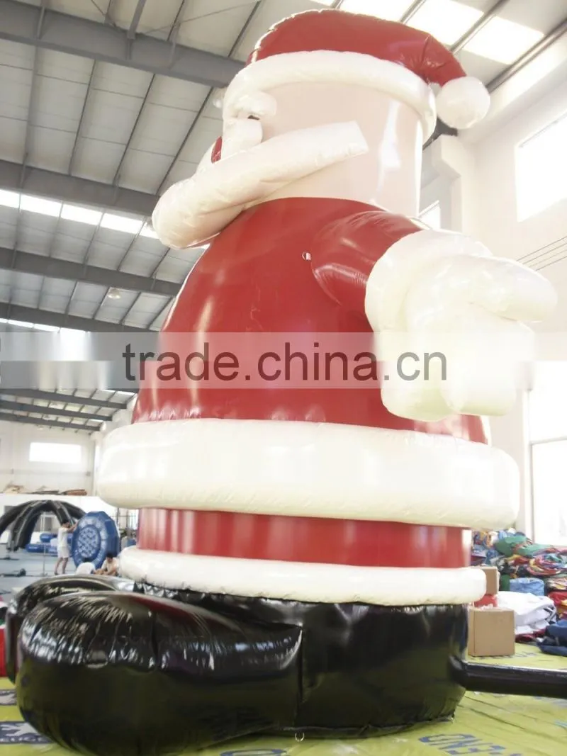 Selling giant cheap christmas decoration inflatable Santa Claus