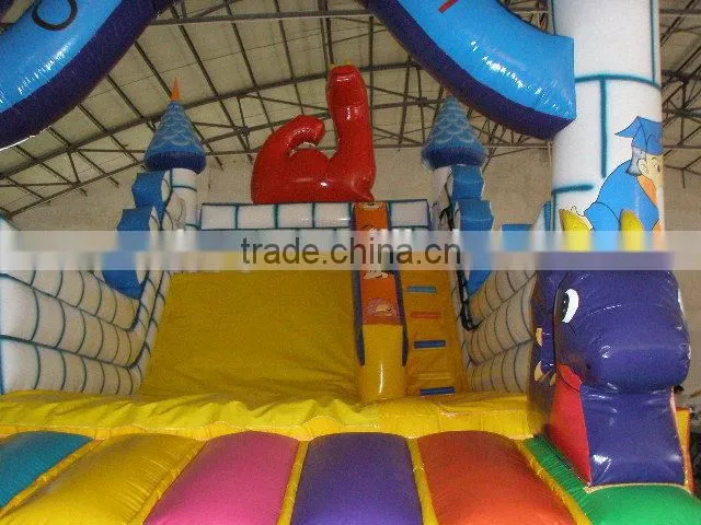 2016 factory price hot sale titanic inflatable slide for best quality
