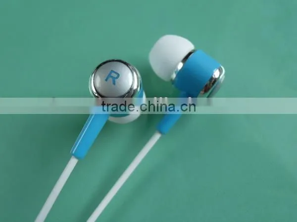 Customized logo color High Bass stereo head phone for ipod