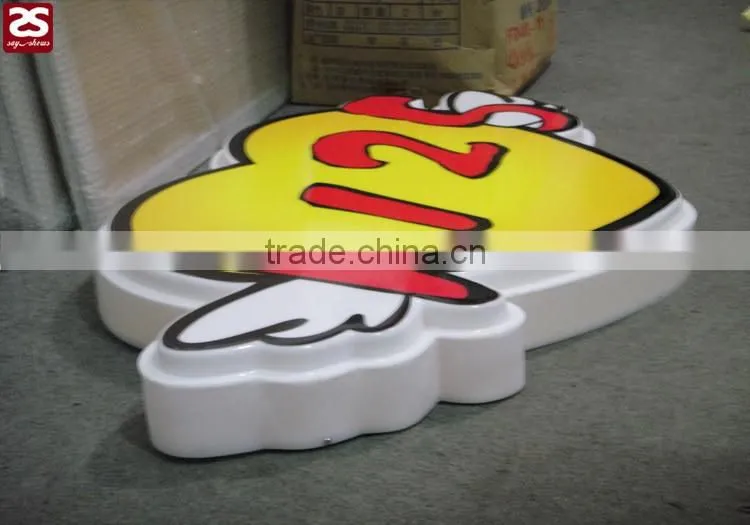 outdoor advertising led vacuum form light boxes